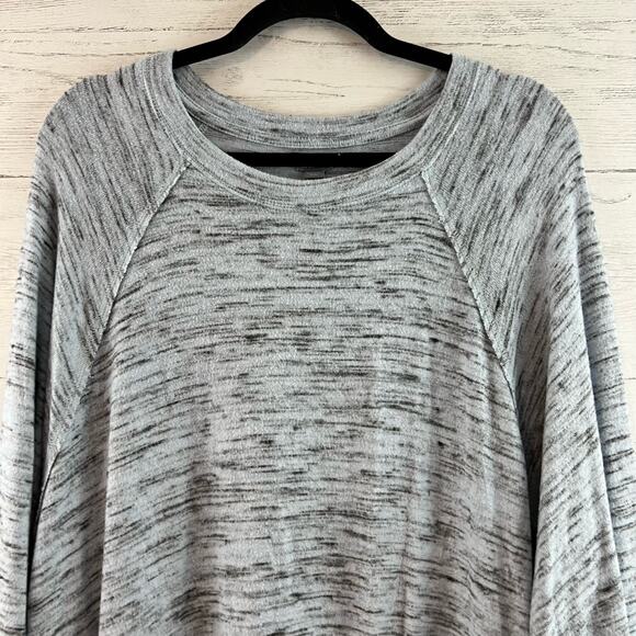 Aerie Heather Blue Gray Long Sleeve Pullover Sweater Size L - Picture 3 of 8